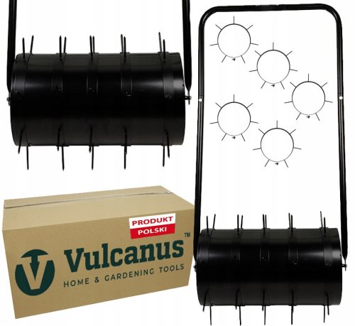 Gartenwalzen zur Rasenvorbereitung Belüfter, wertykulator Vulcanus 50 cm