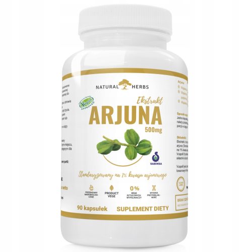 ARJUNA Extrakt 500mg - Herzschutz & Stressminderung, 90 Kapseln