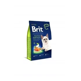  BRIT ADULT Trockenfutter für Katzen, Lachs, 8 kg