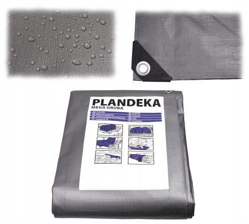 Dicke, wasserdichte und frostbeständige Planen Plandeka 260 g/m2 2 x 2 m