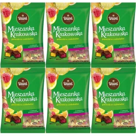   Wawel Mieszanka Krakowska - Bunte Fruchtpralinen mit Zarter Schokolade, 1kg