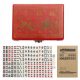  Emulitivt Tragbares Mahjong-Spielset, chinesisches Mahjong-Spielspielzeug-Set für Zuhause und Reisen