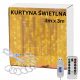  LICHTVORHANG 3x3 WEIHNACHTSBAUMFENSTER 300 LED WARM