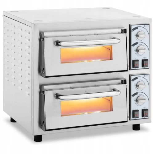 Pizzastück Royal Catering RCPO-4400-2PS 4400 W 53,5 cm x 53 cm