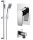 Einhebel-Wand-Duscharmatur Omnires MURRAY Chrom + 2 weitere Produkte