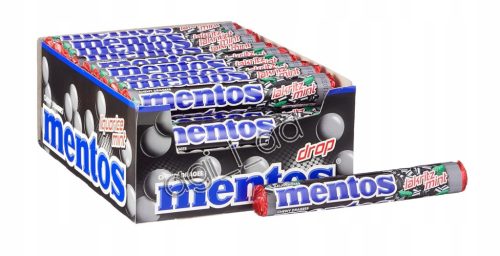 Limitierte Edition Mentos Lakritz-Minze Dragees, 40 Stück à 37,5g
