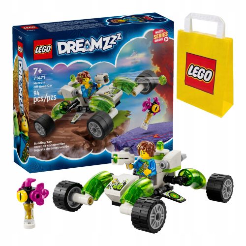  LEGO DREAMZzz 71471 Mateo a jeho terénní auto + LEGO 6315786 PAPER BAG VP SMALL S 24X18X8