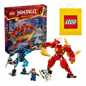    LEGO Ninjago Elemental Fire Robot Kaia 71808 + VP Papiertüte LEGO 6315792 Medium