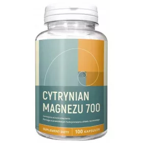   Magnesiumcitrat-Kapseln: Unterstützt die Regeneration und reduziert Stress - 100 Stück, je 700mg