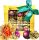  Blühender Tee SET MIT 3 GESCHMACKSARTEN CAMPOO BOX Geschenk schwarz grün