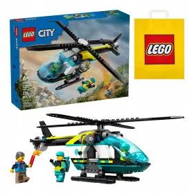    LEGO City 60405 Rettungshubschrauber + VP Papiertüte LEGO 6315792 Mittel