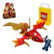  LEGO Ninjago Kai und der Drachenangriff 71801 + LEGO Papiertüte 6315786 gelb 24x8x18 cm