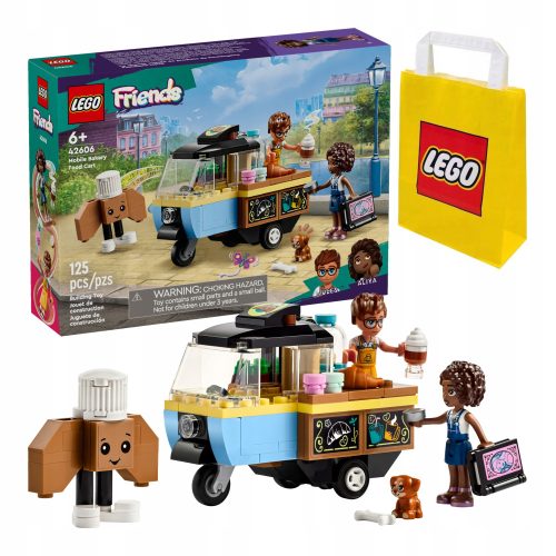  LEGO Friends 42606 Mobiler Tortenständer + LEGO 6315786 VP PAPIERBEUTEL KLEIN S 24X18X8