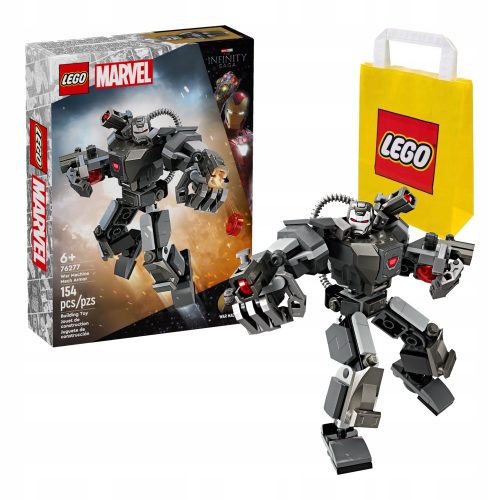  LEGO Super Heroes 76277 Kriegsmaschinen-Mech-Rüstung + LEGO 6315786 VP PAPIERBEUTEL KLEIN S 24X18X8