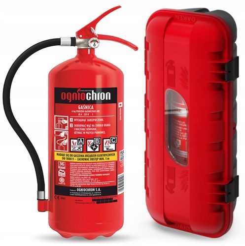 Ogniochron GP-6X Pulverfeuerlöscher, 6 Liter