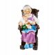  Figur Oma im Sessel, 10 cm, Geschenk zum Großmuttertag, Deko, Dekoration