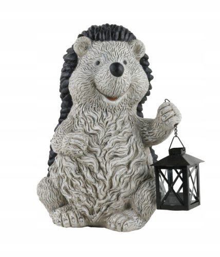  Gartenfigur Igel mit Laterne, Eingang zum Grundstück