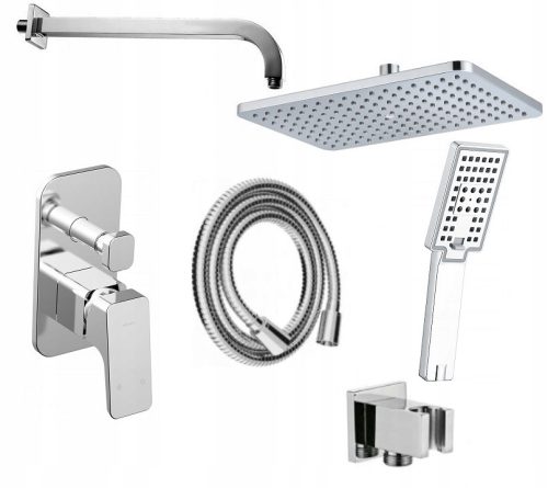Unterputz-Badewannen- und Duscharmatur Omnires LUCKY Chrom + 4 weitere Produkte