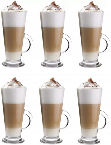 Gläser und Tassen Tadar Latte Gläser 250 ml 6 Stk.