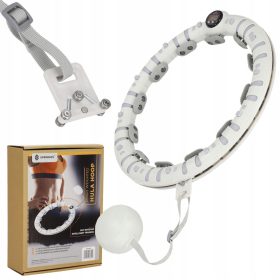  Hula-Hoop-Reifen mit Springos-Nieten, 38 cm, weiß