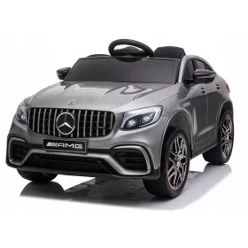   Batteriebetriebenes Auto Mercedes GLC 63S Lack 4x4 180 Watt Silber Lackiert