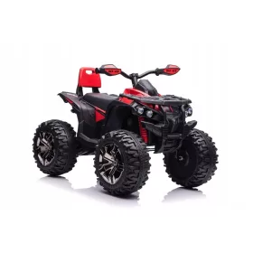    Batteriebetriebenes Quad für Kinder 4x4 Weiche EVA-Räder Leder + Bretter