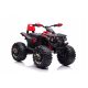  Batteriebetriebenes Quad für Kinder 4x4 Weiche EVA-Räder Leder + Bretter