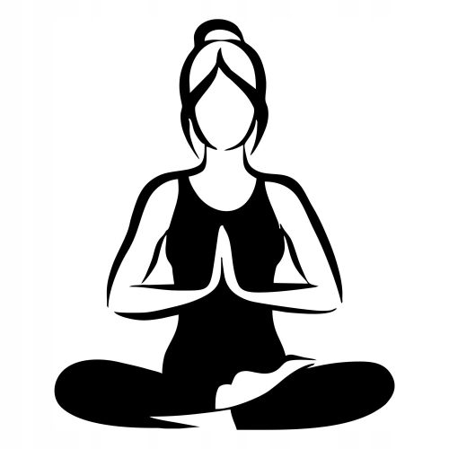 Bilder an der Wand DURCHBROCHENES GEMÄLDE DEKORATION YOGA FRAU MEDITATION YOGA SPORT FÜR DAS WOHNZIMMER
