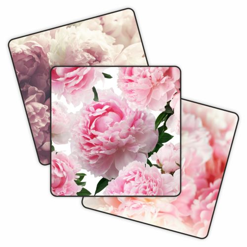 Pfingstrosen-Fototapete PEONIES COLLECTION A 294 x 260 cm Vlies