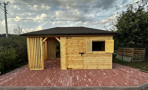 Gartenhäuser und Werkzeuge Herrenhaus aus Holz, 300 x 500 cm