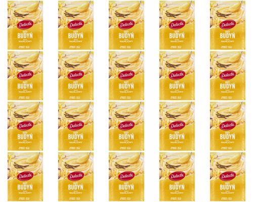 20er Pack Delecta Vanillepudding 64g - Cremiger Genuss für Groß und Klein