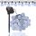 Hängende Gartenleuchten GIRLANDE SOLAR GARTENLAMPEN 100 LED-KUGELN 12M