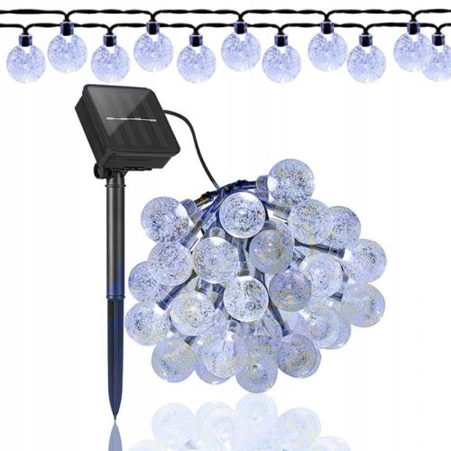 Hängende Gartenleuchten GIRLANDE SOLAR GARTENLAMPEN 100 LED-KUGELN 12M