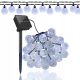 Hängende Gartenleuchten GIRLANDE SOLAR GARTENLAMPEN 100 LED-KUGELN 12M