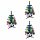 3 Stk. LED-Weihnachtsbaum, beleuchteter Weihnachtsbaum
