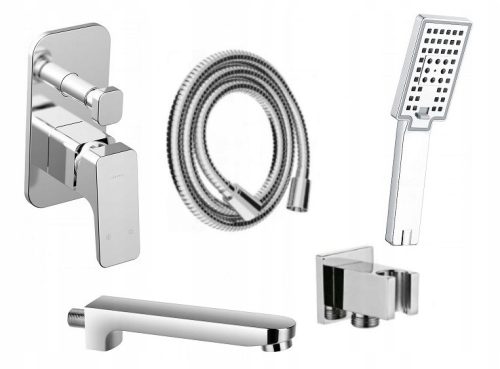 Unterputz-Badewannen- und Duscharmatur Omnires LUCKY Chrom + 3 weitere Produkte