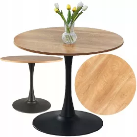  Runder Tisch Signal Tables 90 x 90 x 76 cm Natureiche
