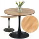  Runder Tisch Signal Tables 90 x 90 x 76 cm Natureiche