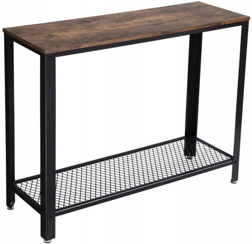  Vasagle mattschwarze Konsole 101,5 x 80 x 35 cm