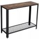  Vasagle mattschwarze Konsole 101,5 x 80 x 35 cm