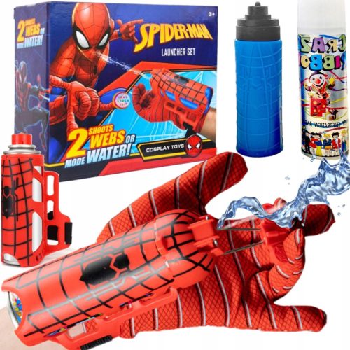  SPIDERMAN-HANDSCHUH-WASSERNET-WERFER 2-in-1-SET