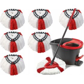  6x ROTIERENDER MOP-ERSATZKLINGENSATZ