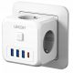 Steckdose, Lencent USB-Splitter, weiß