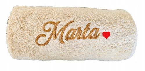  HANDTUCH GESCHENK WEIHNACHTSMANN VALENTINSTAG STICKEREI NAME HERZ