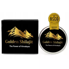   Hochwertiges Golden Shilajit: Organische Mineralharz aus den Himalayas, 50g