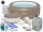 Whirlpool, Garten-Whirlpool Whirlpool Bestway 60017 aufblasbare runde Struktur 916 l + 11 weitere Produkte