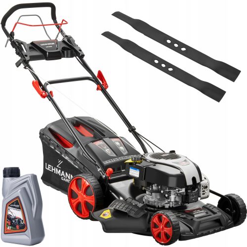  Lehmann Benzin-Rasenmäher mit 161 cm³ Fassungsvermögen Korb 60 l, Schnittbreite 50 cm