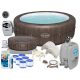 Whirlpool, Garten-Whirlpool Bestway runder aufblasbarer Hydromassage-Pool 1190 l + 11 weitere Produkte