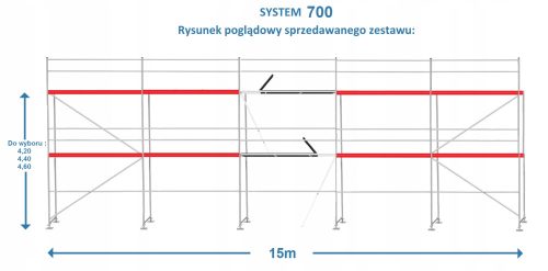 DUDIX SYSTEM 700 007669 Gerüst