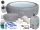 Whirlpool, Garten-Whirlpool Bestway runder aufblasbarer Hydromassage-Pool 1350 l + 11 weitere Produkte